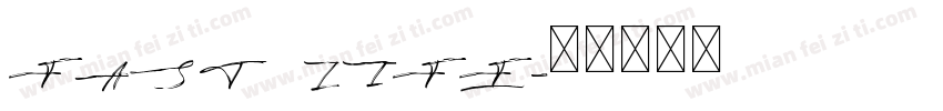 FAST LIFE字体转换
